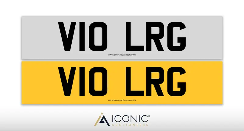Registration Number V10 LRG-For Sale