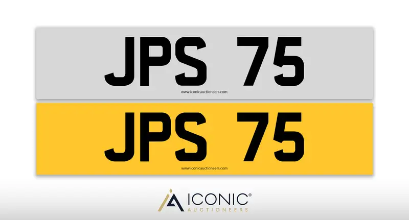Registration Number JPS 75 -For Sale