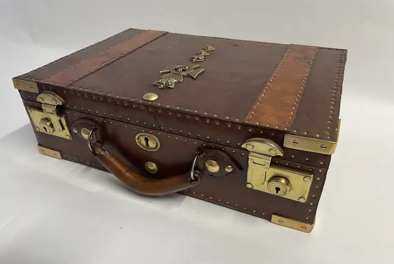 Dispatch Case Bearing the Insignia of the Royal Rifle Corps