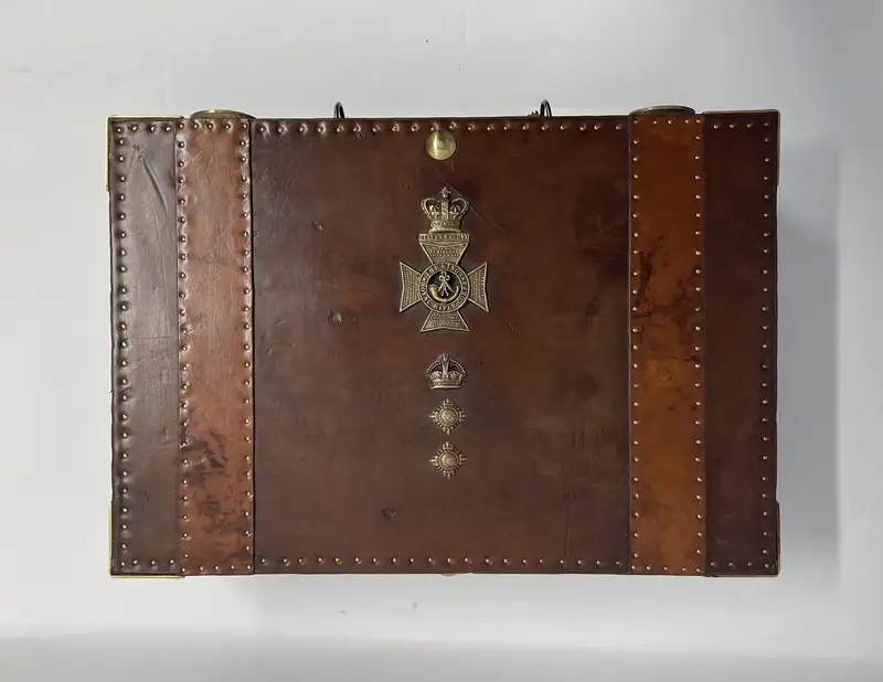 Dispatch Case Bearing the Insignia of the Royal Rifle Corps