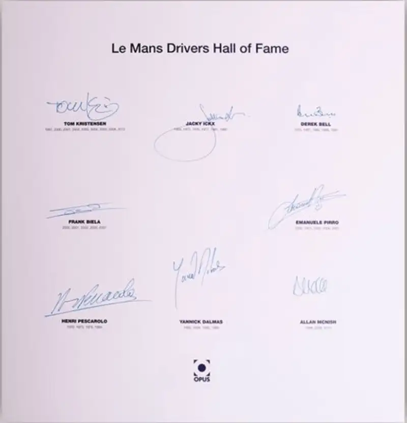 Le Mans Centenary Multi-Signed Hall of Fame Opus-For Sale