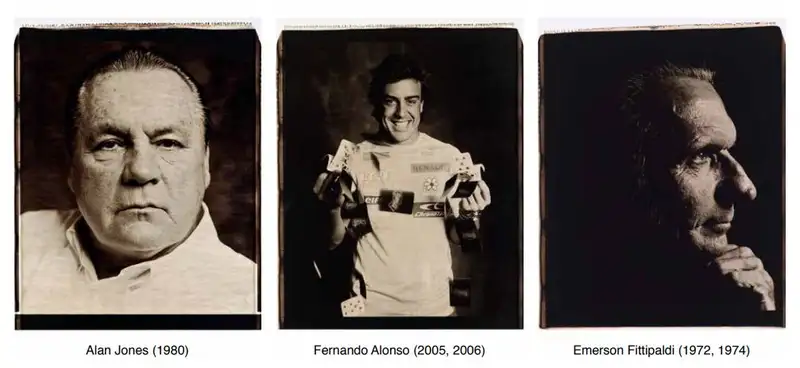 ormula One Opus Legends Multi-Signature Polaroids Collection-For Sale