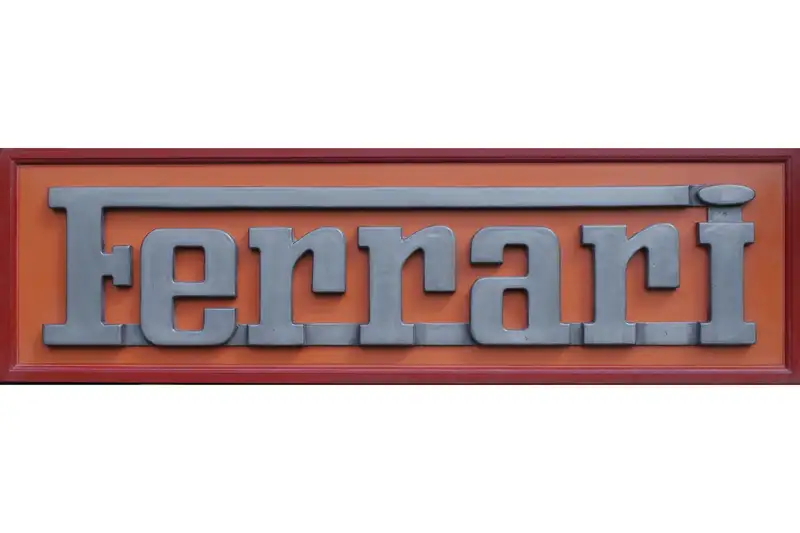 Ferrari Script Sign-Sold