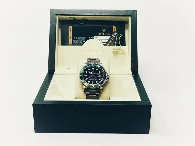 2006 Rolex Submariner 'Kermit' 16610LV 50th Anniversary Complete with Box and Paperwork