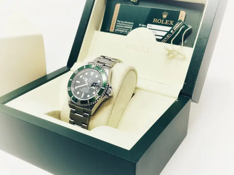2006 Rolex Submariner 'Kermit' 16610LV 50th Anniversary Complete with Box and Paperwork