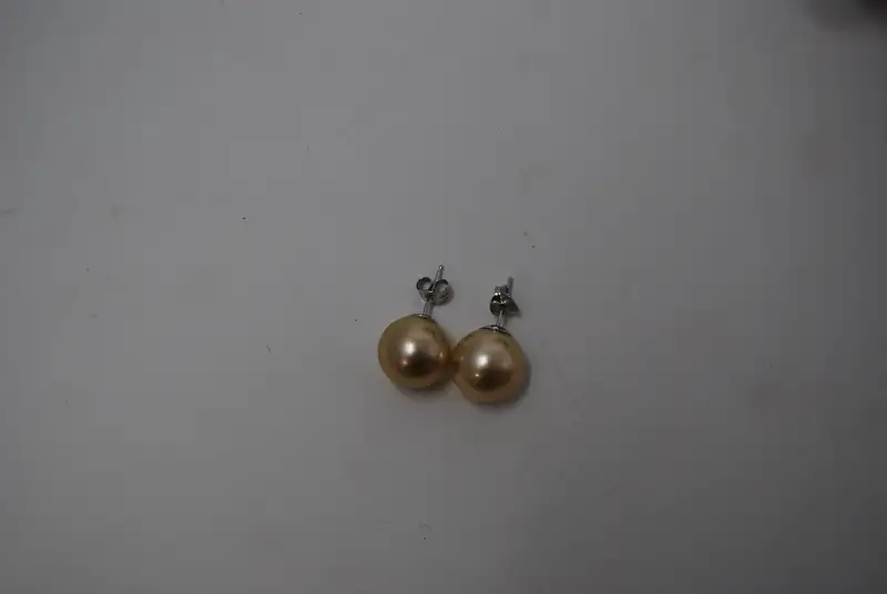 Golden South Sea Pearl Earrings