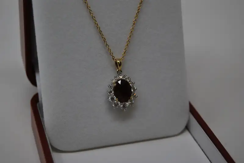 Ruby and Diamond Pendant