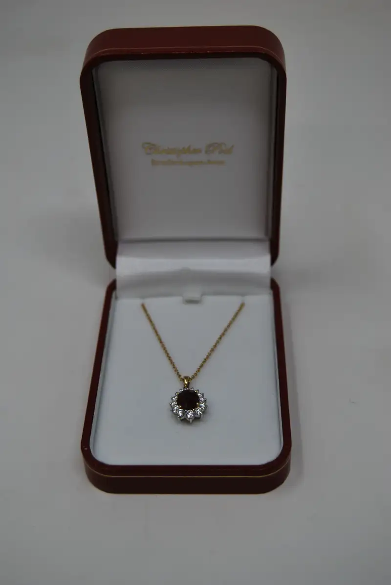 Ruby and Diamond Pendant