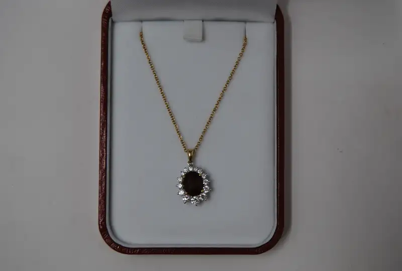 Ruby and Diamond Pendant