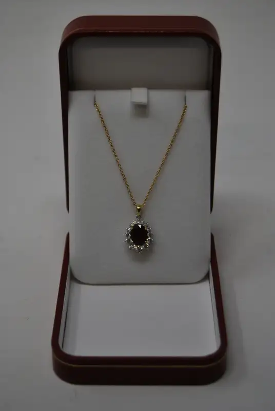 Ruby and Diamond Pendant
