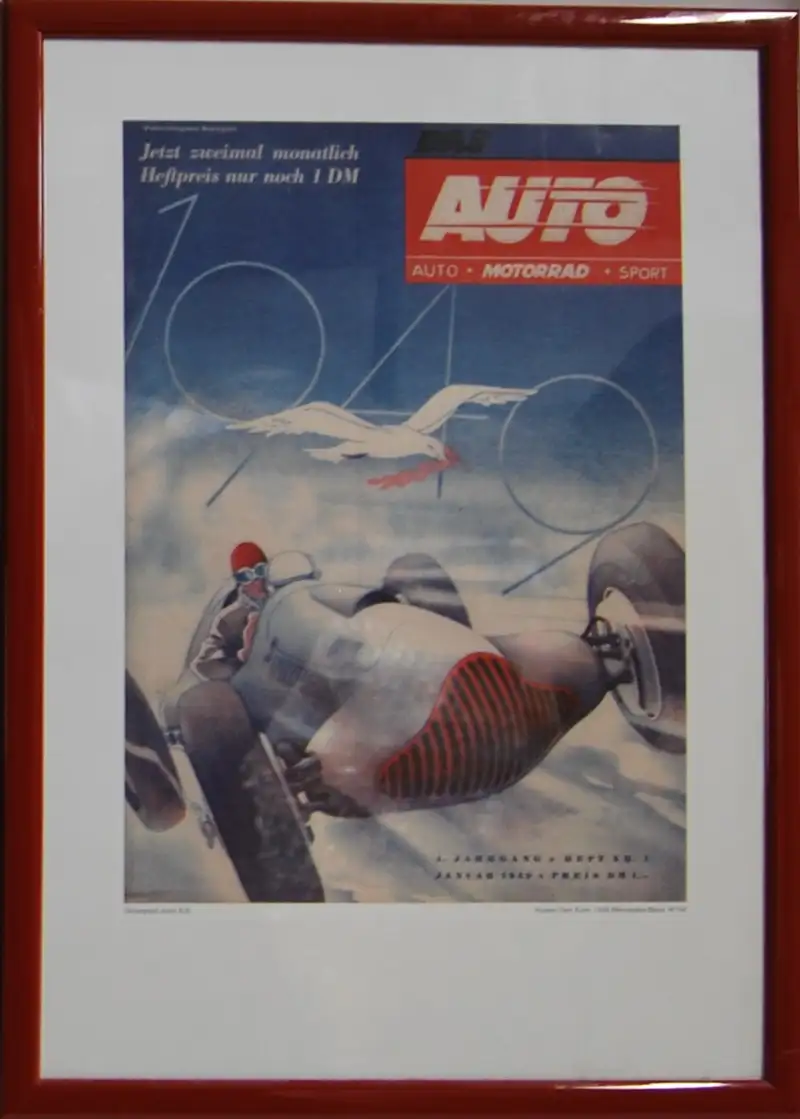 Three Framed Das Auto Magazine Cover Prints*