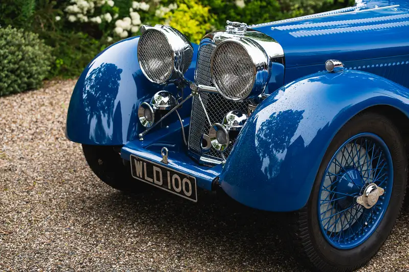 1938 Jaguar SS100 #39070  by Leonida & Co. 'The Romanian Car-For Sale