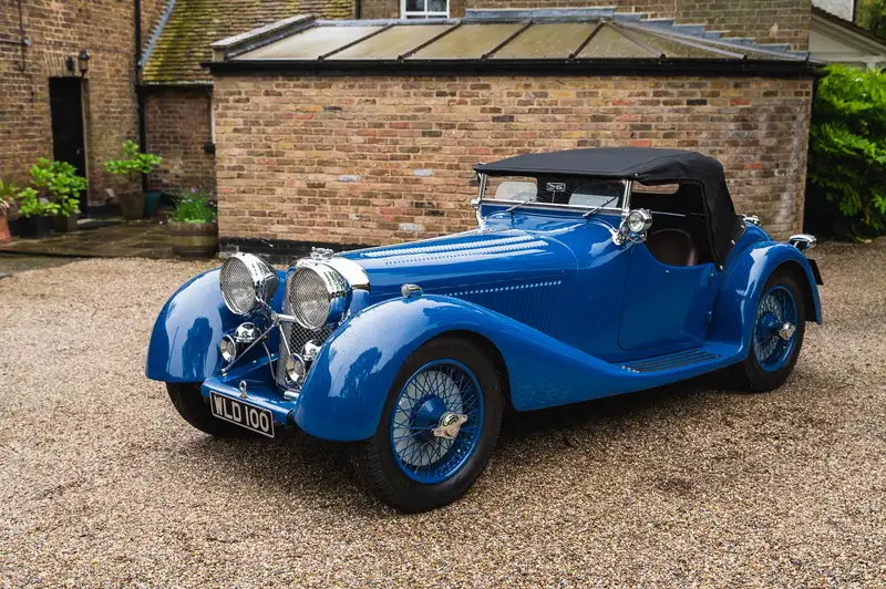 1938 Jaguar SS100 #39070  by Leonida & Co. 'The Romanian Car-For Sale