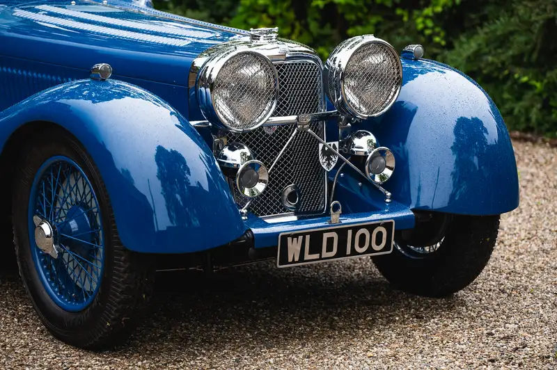 1938 Jaguar SS100 #39070  by Leonida & Co. 'The Romanian Car-For Sale