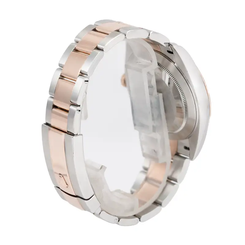 Rolex Datejust 126301 41mm Rose Gold & Steel featuring Diamond Dot Dial 2019 Box and Paper