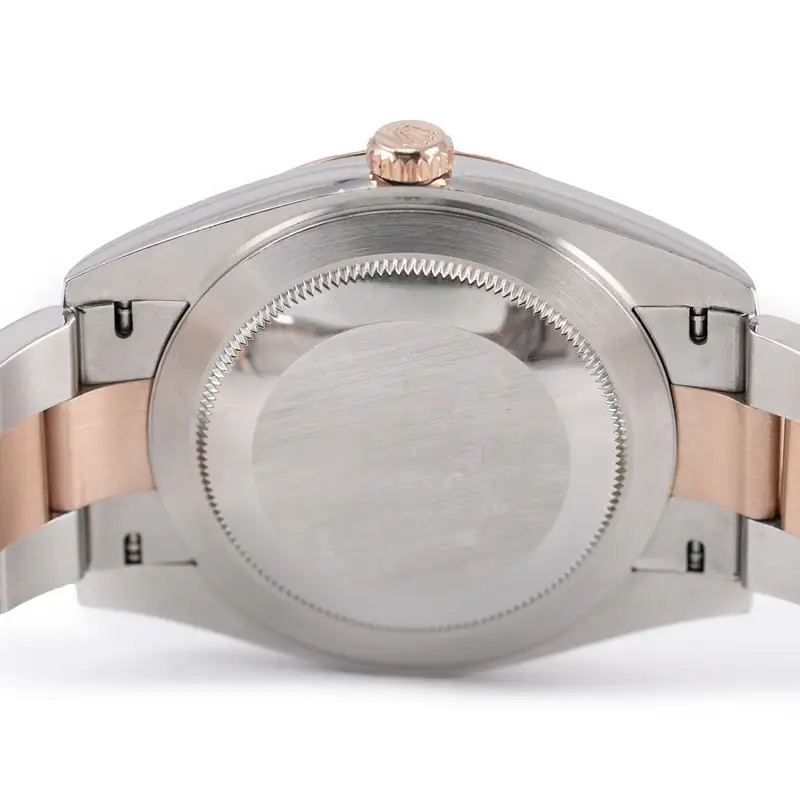 Rolex Datejust 126301 41mm Rose Gold & Steel featuring Diamond Dot Dial 2019 Box and Paper