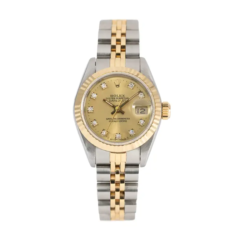 Rolex Datejust Champagne Diamond Dot - Full Set 1993 