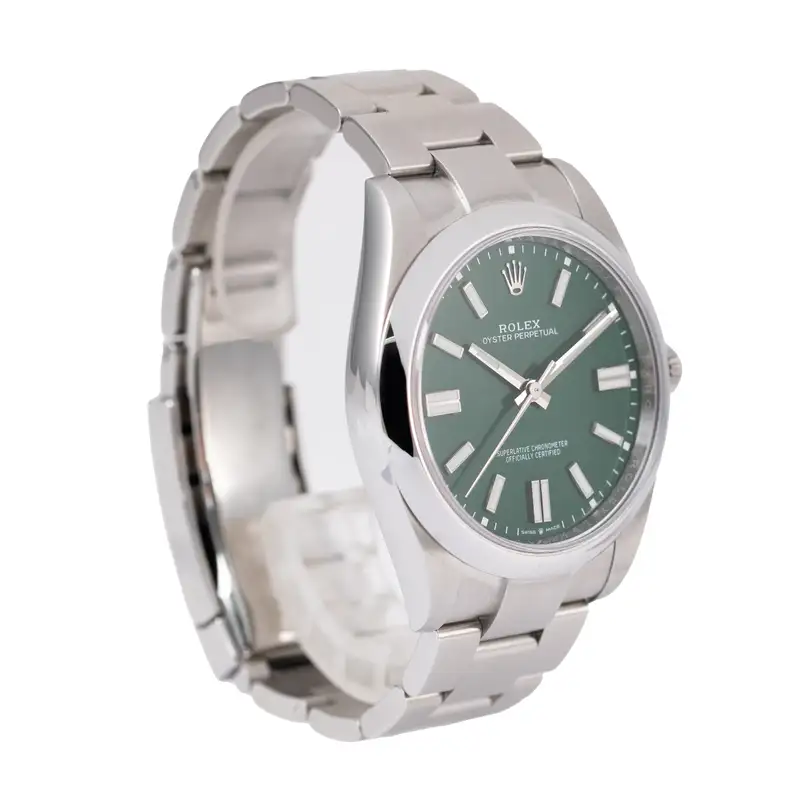 Rolex Oyster Perpetual Green 41mm - Full Set 2023 