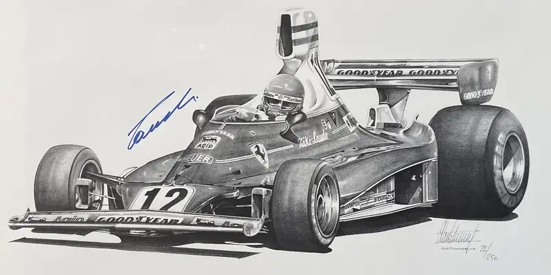 Niki Lauda's Championship-Winning 1975 Ferrari 312T Hand-Sig-Sold