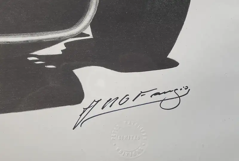 'My Greatest Race.' Juan Manuel Fangio Maserati 1957 German -Sold