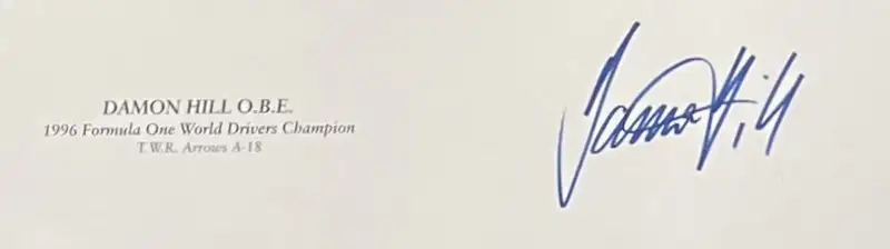 Damon Hill OBE-Signed 1997 T.W.R. Arrows A-18 Limited Editio-Sold