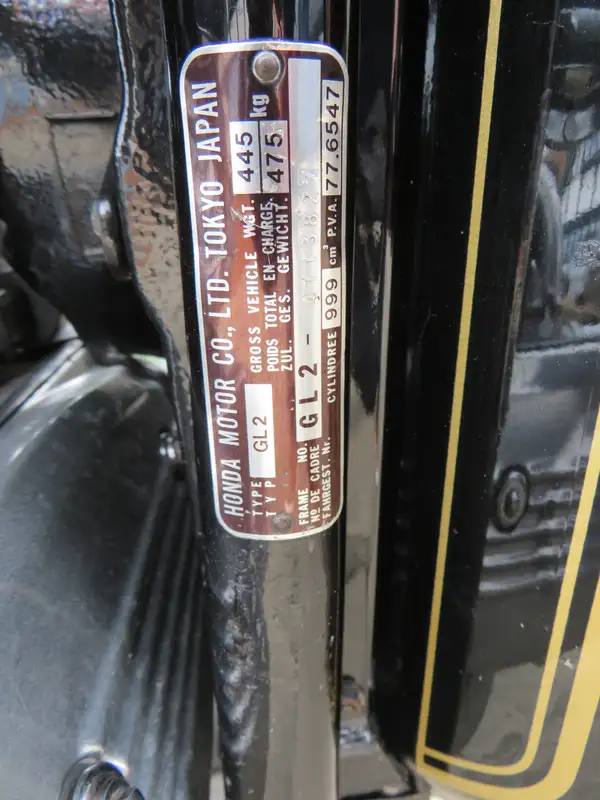 1979 Honda GL1000 Gold Wing 999cc-Sold