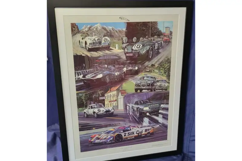 Jaguar Motorsport Celebration Limited Edition Print-For Sale