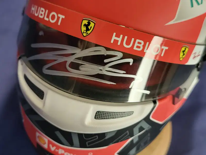 Nigel Mansell  1/2 scale Replica Helmet signed by Nigel-Sold