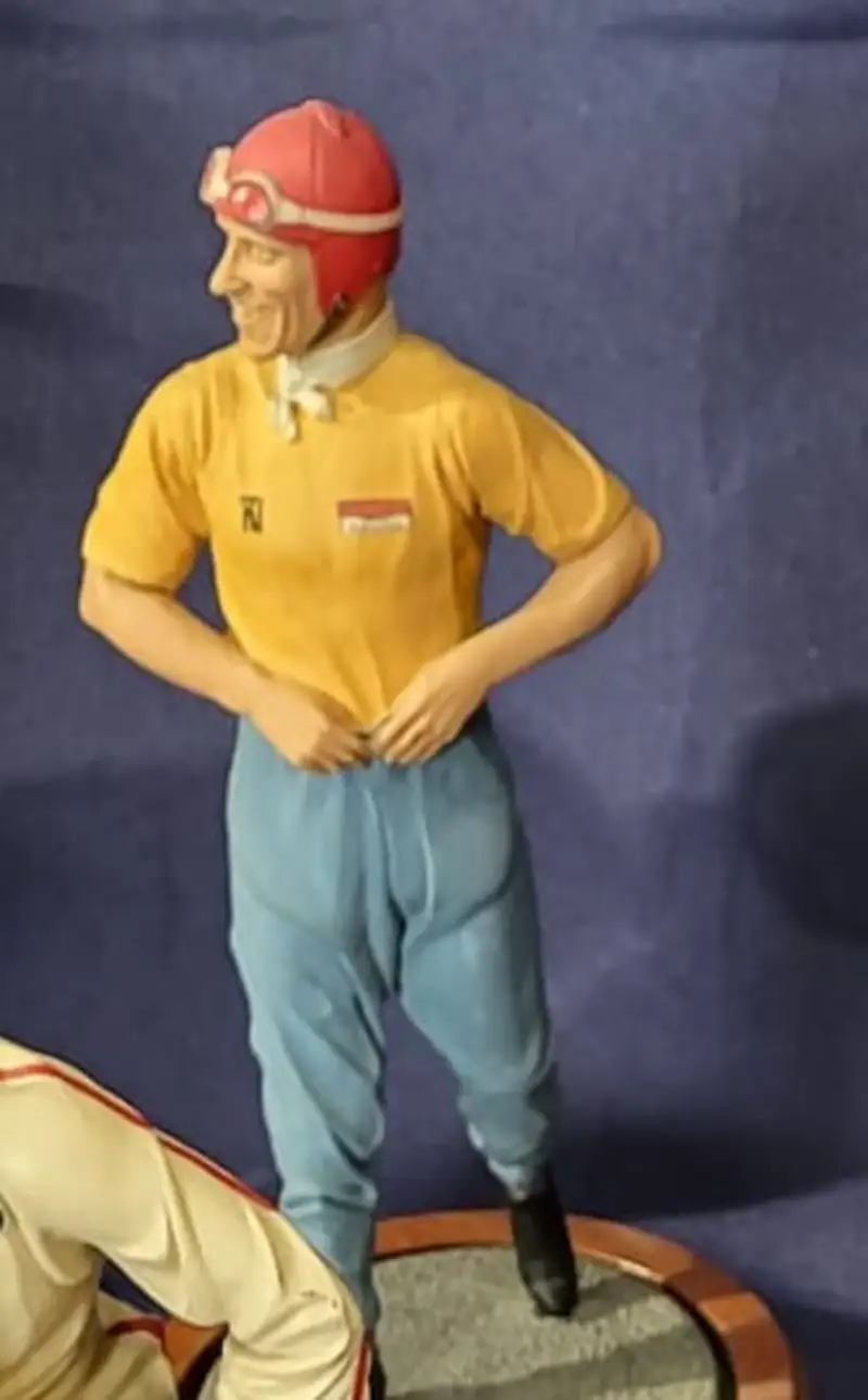 Six Highly Detailed Figures from the Golden Age of Motorspor-Sold
