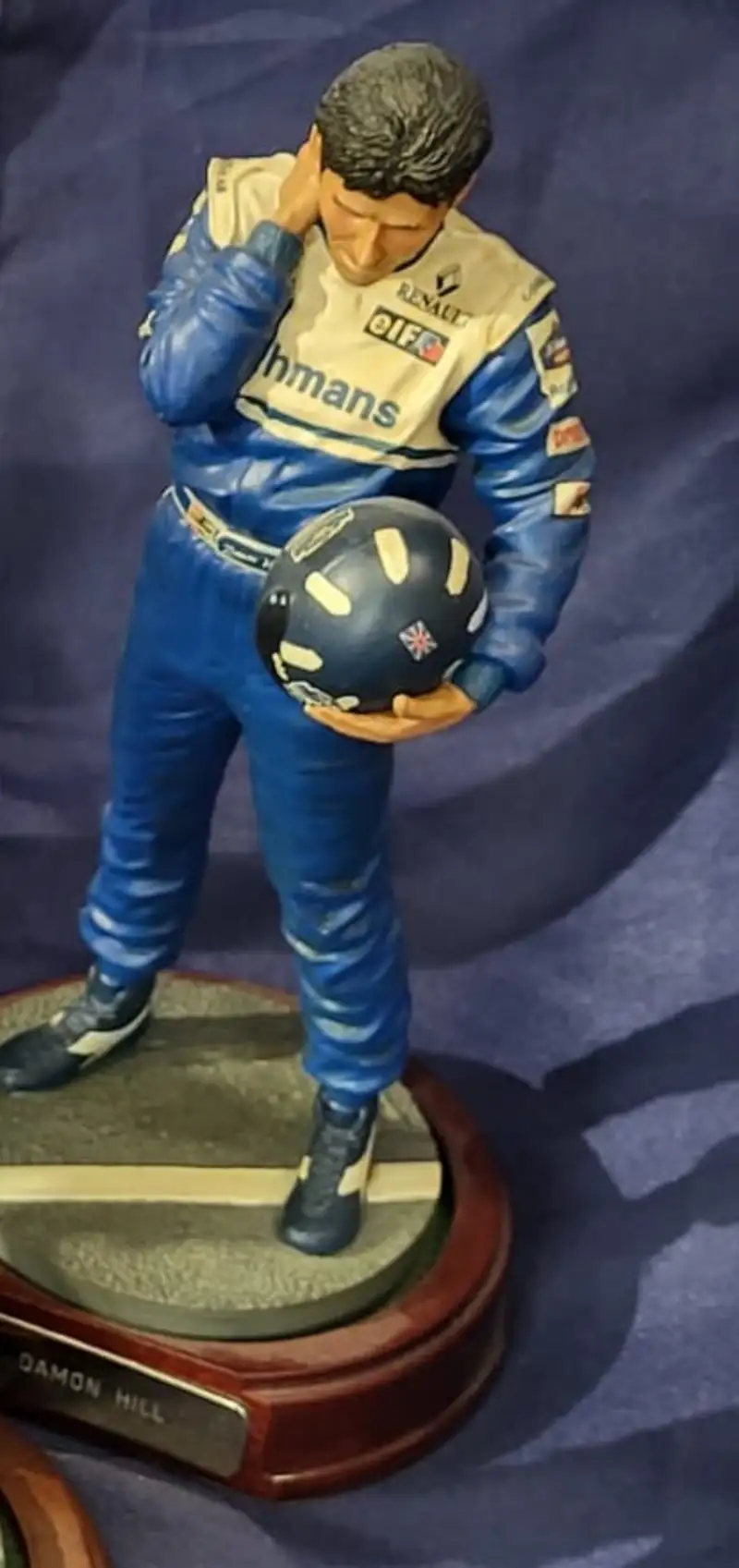 Five Motor Racing Legends Highly Detailed Figurines-Sold