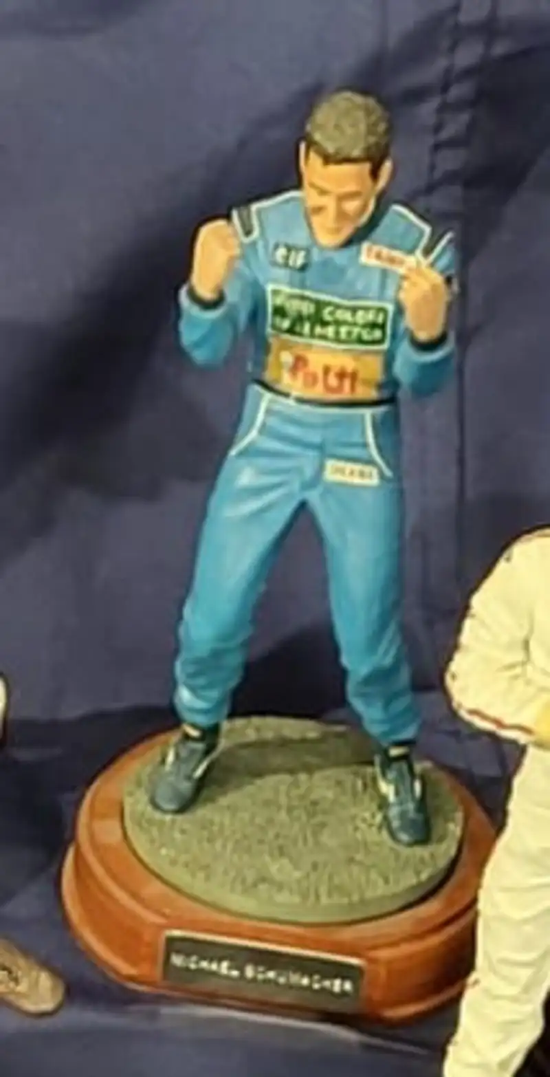 Five Motor Racing Legends Highly Detailed Figurines-Sold