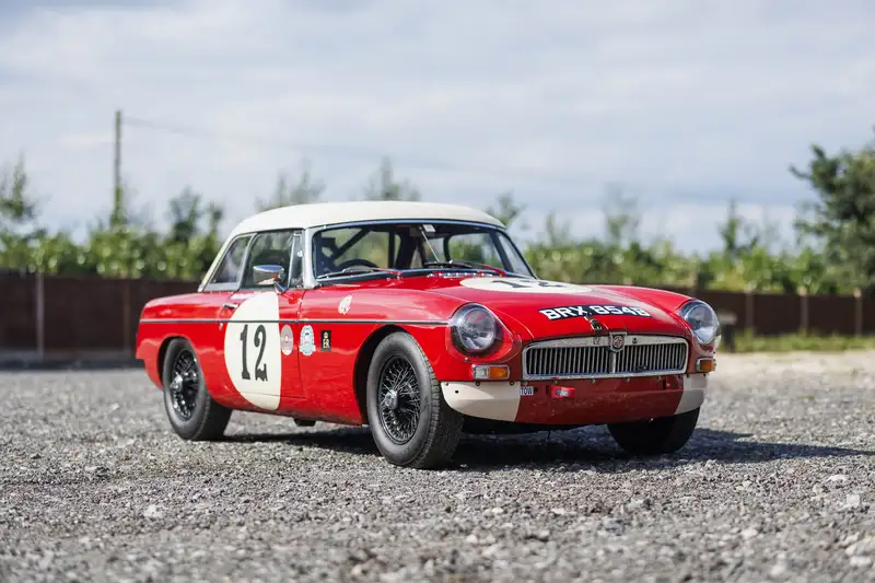 Iconic Auctioneers | 1964 MG B Alloy Roadster Ex-Works BRX 854B