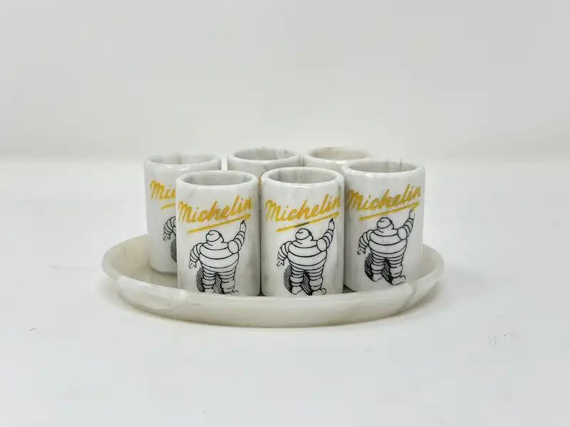Michelin Tyres Set of Six Shot Beakers-Sold