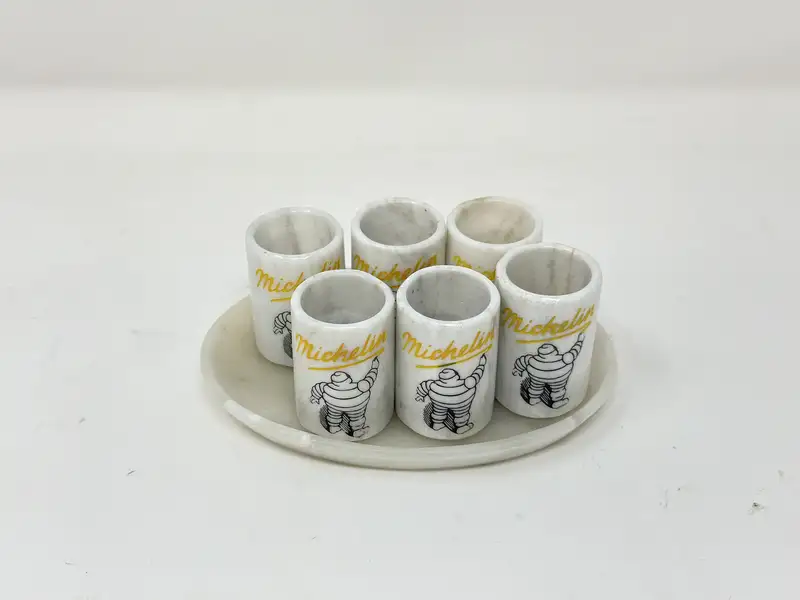Michelin Tyres Set of Six Shot Beakers-Sold