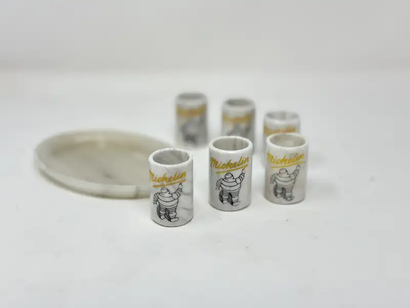 Michelin Tyres Set of Six Shot Beakers-Sold