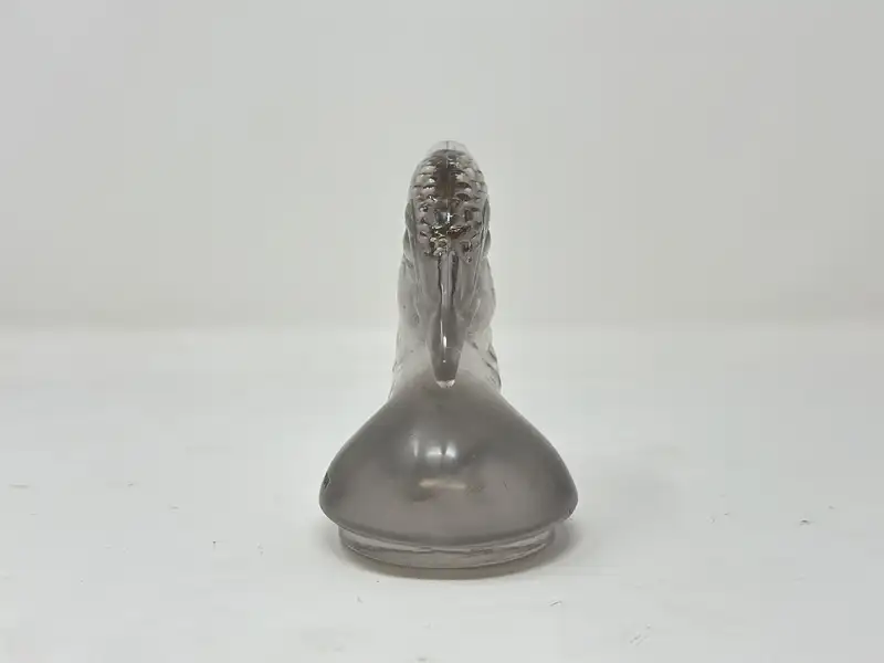 Rene Lalique 'Tete de Paon' Glass Radiator Mascot-Sold