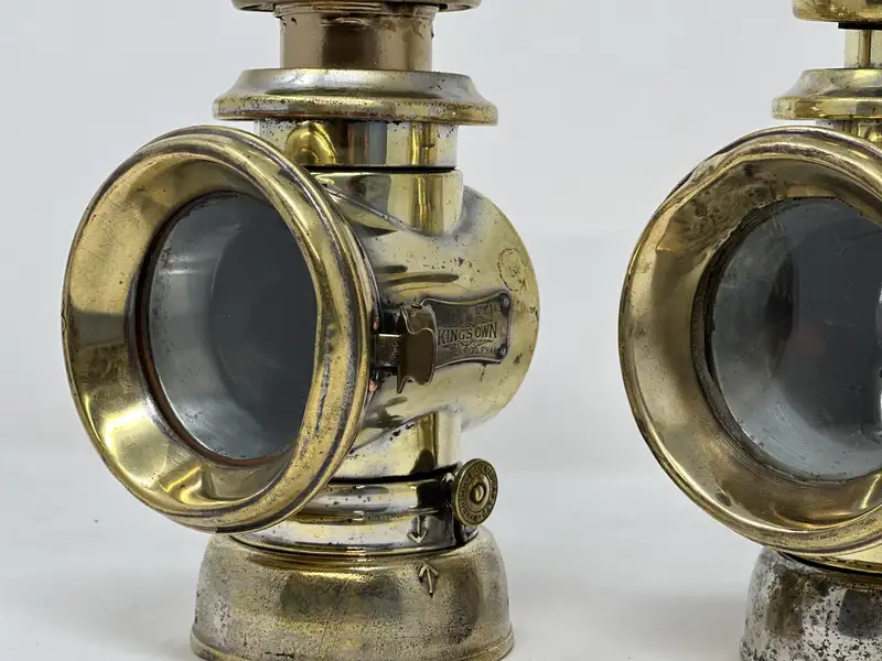 Pair of Lucas 'King of the Road' Side Lamps-Sold