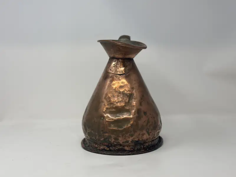 Half-Gallon Copper Oil Jug-Sold