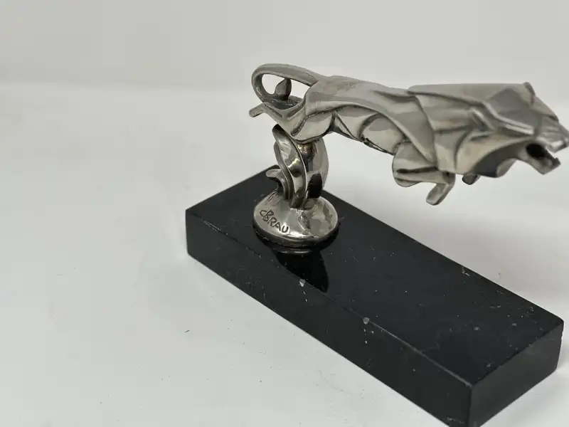 c.1920 Casimir Bray 'Leaping Lion' Mascot-Sold