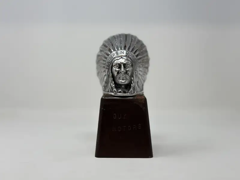 Guy Motors Limited Red Indian Head Mascot-Sold
