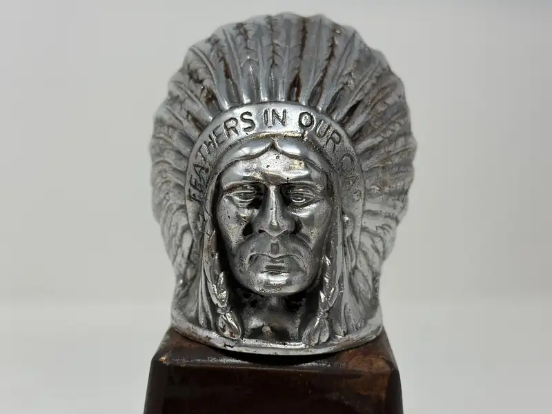 Guy Motors Limited Red Indian Head Mascot-Sold
