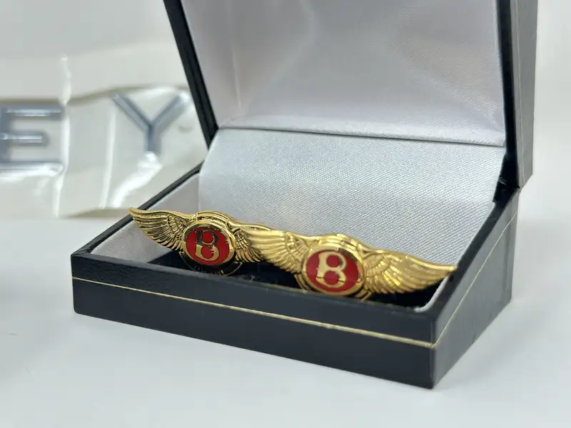 Bentley Front and Rear Badges and Time Clock-Sold