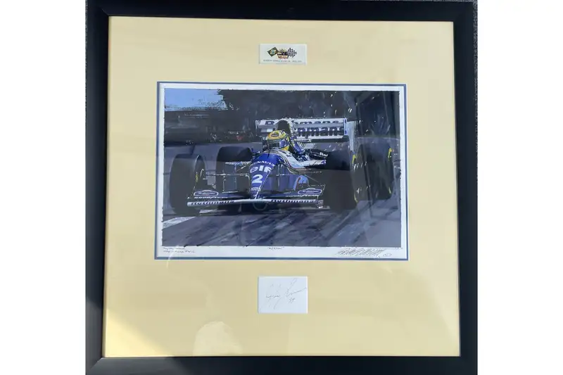 'Ayrton'-Signed Composition Original Artwork by Nicholas Wat-For Sale