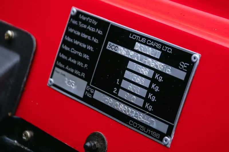 1989 Lotus Esprit Turbo SE-Sold