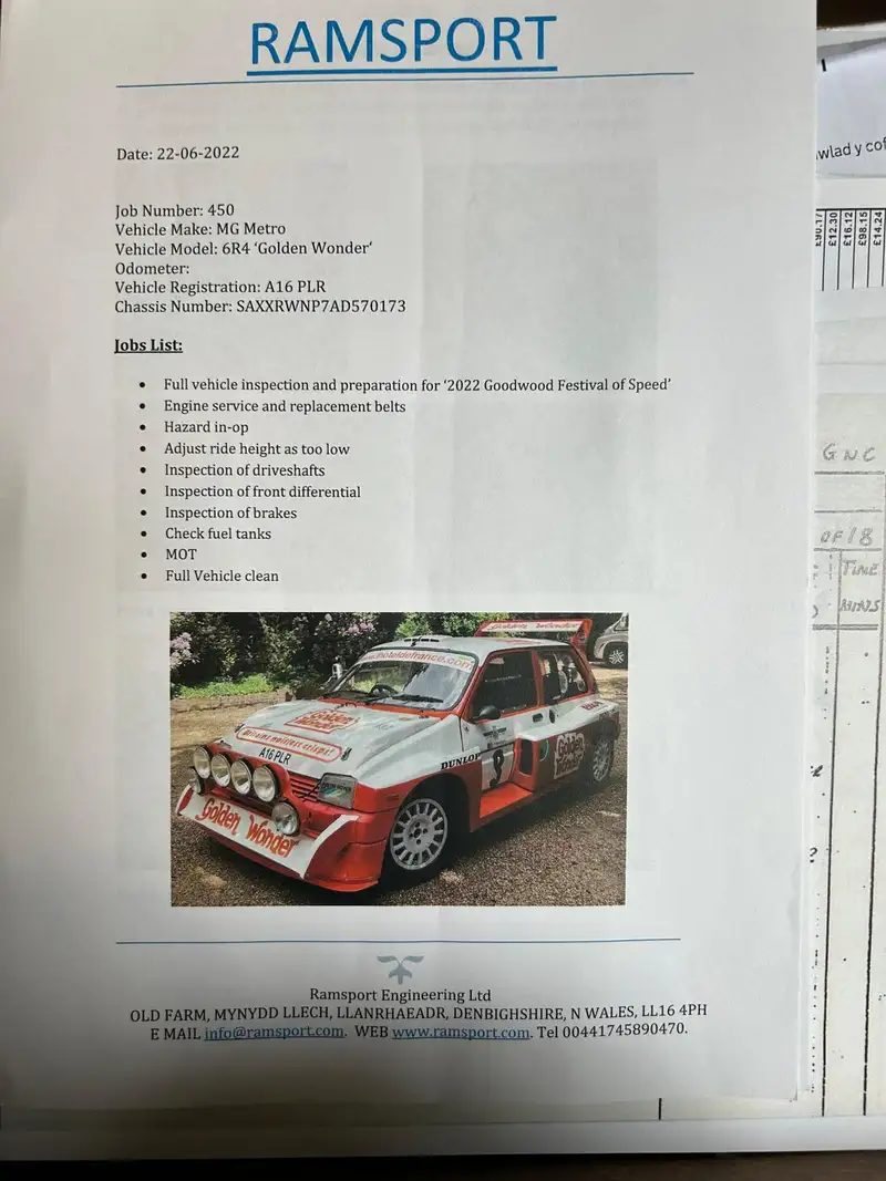 1987 MG Metro 6R4-For Sale