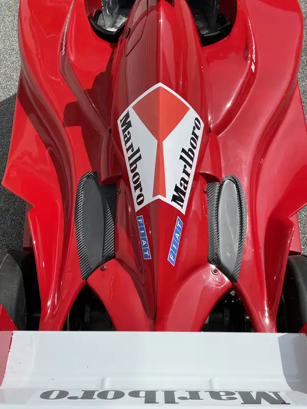 Childrens' Schumacher Ferrari Homage Petrol Powered F1 Kart -Sold