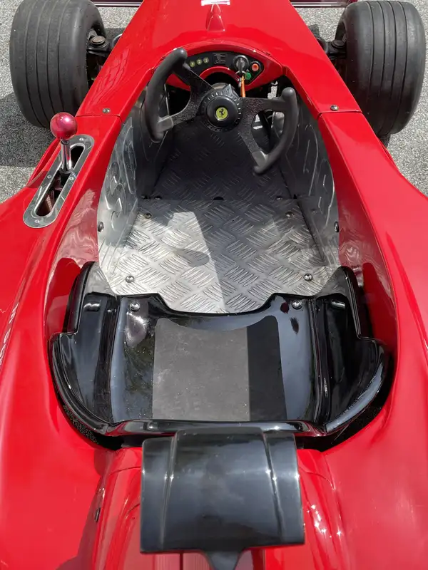Childrens' Schumacher Ferrari Homage Petrol Powered F1 Kart -Sold