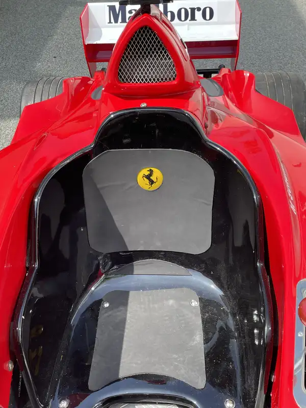 Childrens' Schumacher Ferrari Homage Petrol Powered F1 Kart -Sold