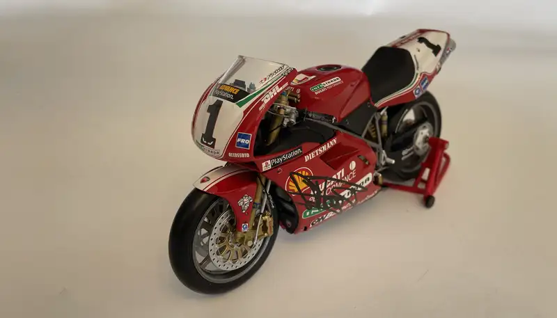 A Collection of 10 1:12th Scale Racing Bikes Signed by Their-For Sale