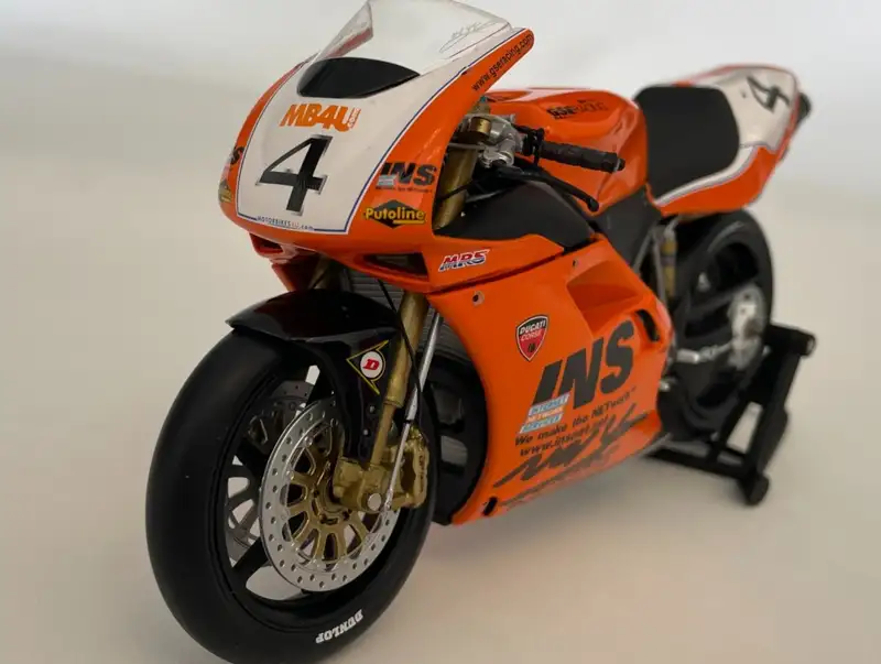 A Collection of 10 1:12th Scale Racing Bikes Signed by Their-For Sale